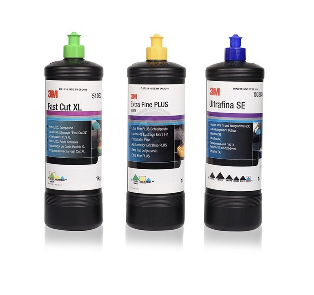 Gamme de produits professionnels 3M utilisés par Clean Optic pour la rénovation automobile